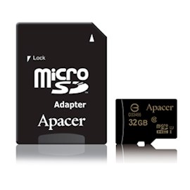 მეხსიერების ბარათი Apacer AP32GMCSH10U1-R microSDHC UHS-I Class10 32GB